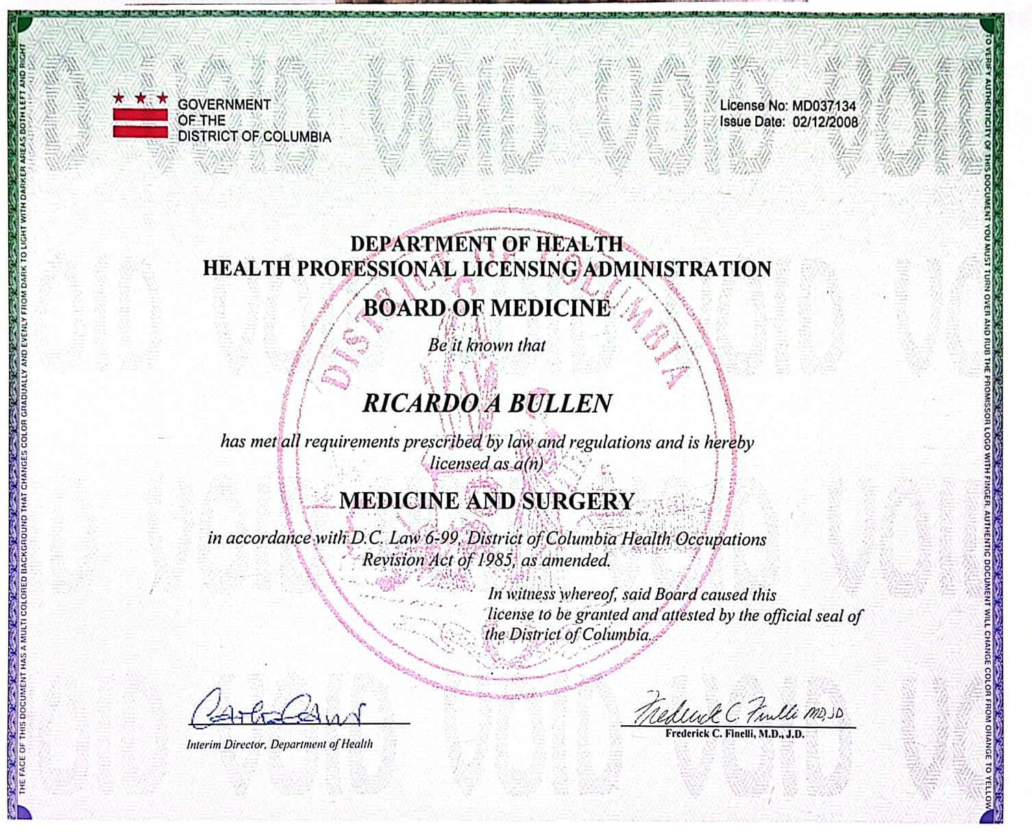 Certificado 9