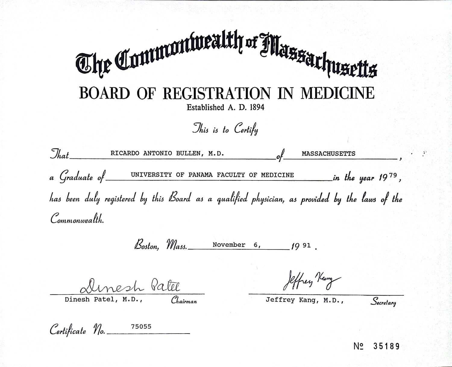 Certificado 21