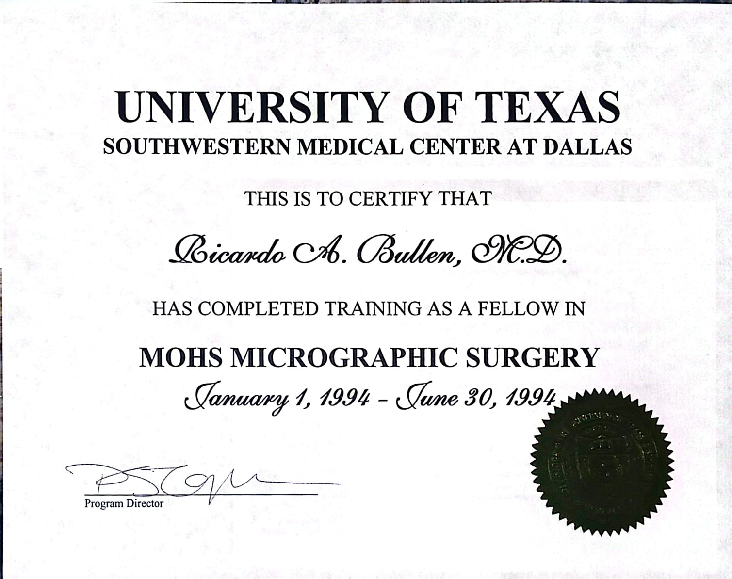 Certificado 22